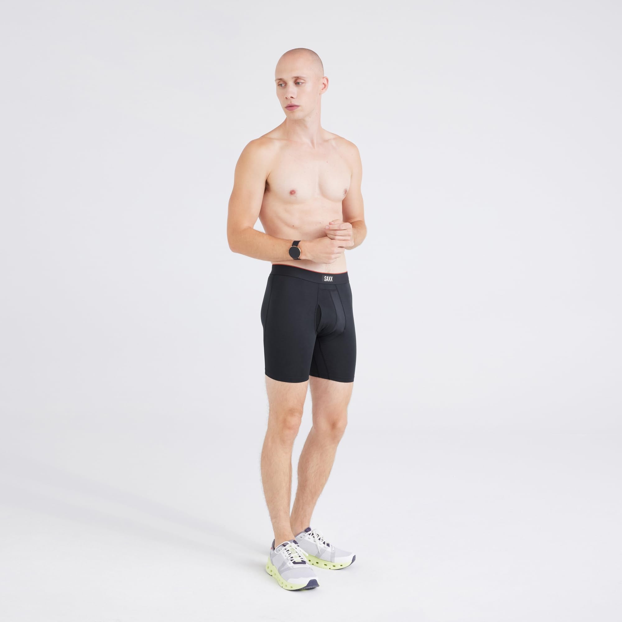 SAXX Underwear Co. Men's Multi-Sport Mesh Boxer Brief Fly 2 Pack