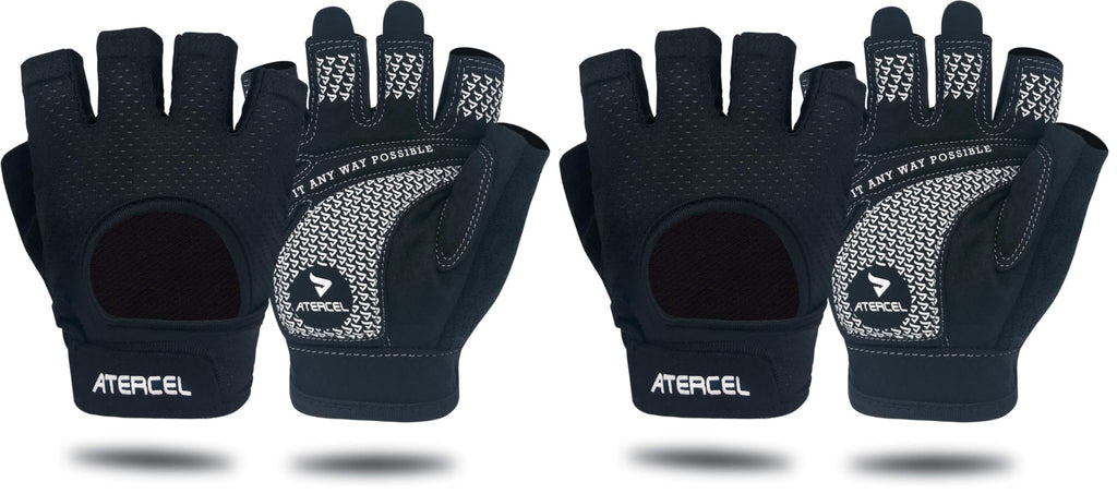 ATERCEL Weight Lifting Gloves Full Palm Protection, Workout Gloves for Gym, Cycling, Exercise, Breathable, Super Lightweight for Mens and Women