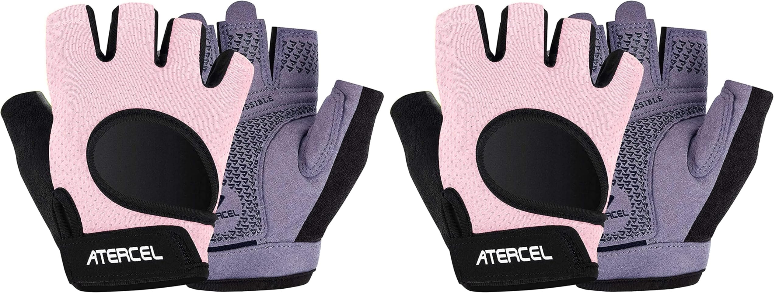 ATERCEL Weight Lifting Gloves Full Palm Protection, Workout Gloves for Gym, Cycling, Exercise, Breathable, Super Lightweight for Mens and Women