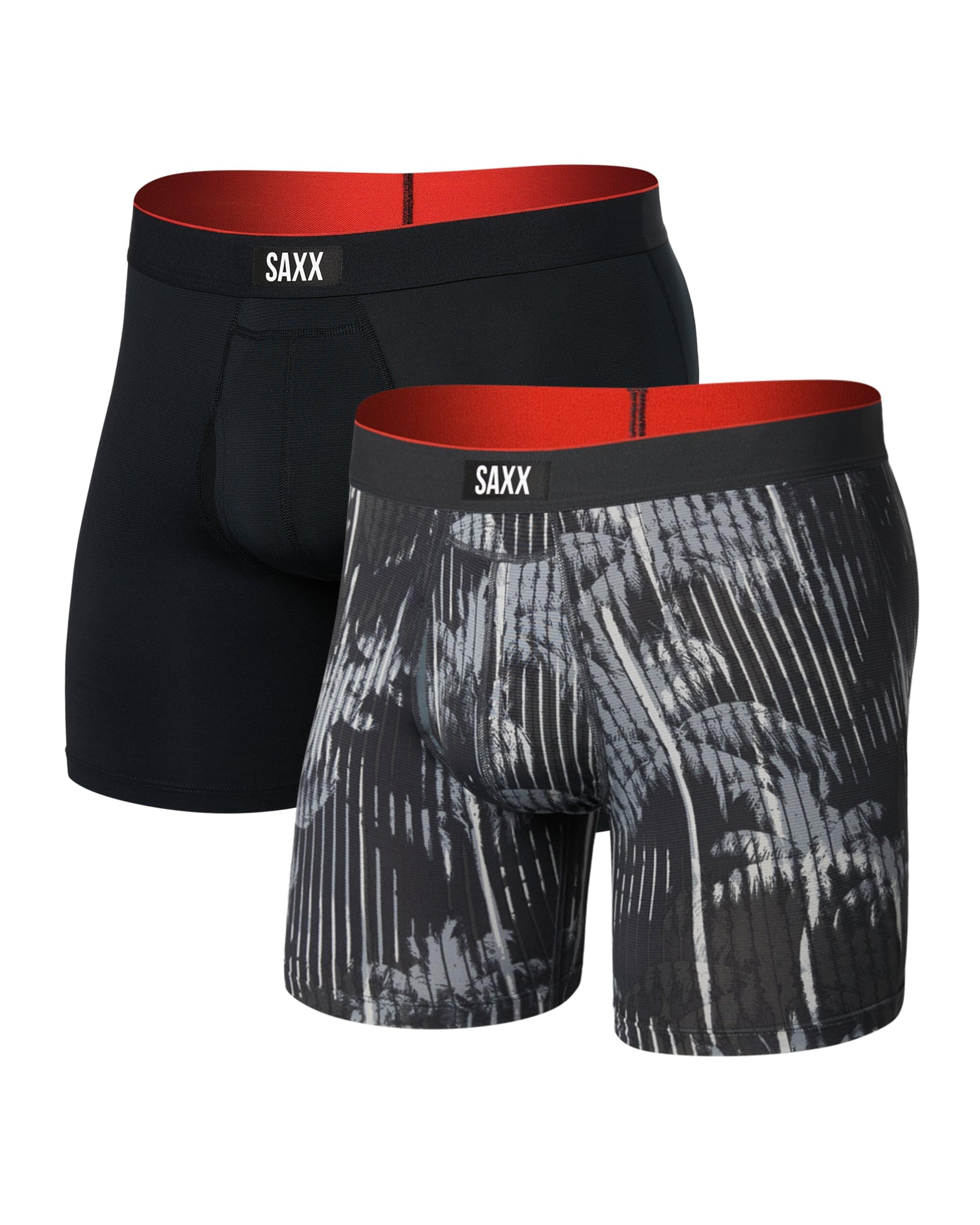 SAXX Underwear Co. Men's Multi-Sport Mesh Boxer Brief Fly 2 Pack