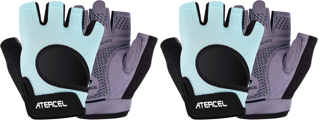 ATERCEL Weight Lifting Gloves Full Palm Protection, Workout Gloves for Gym, Cycling, Exercise, Breathable, Super Lightweight for Mens and Women