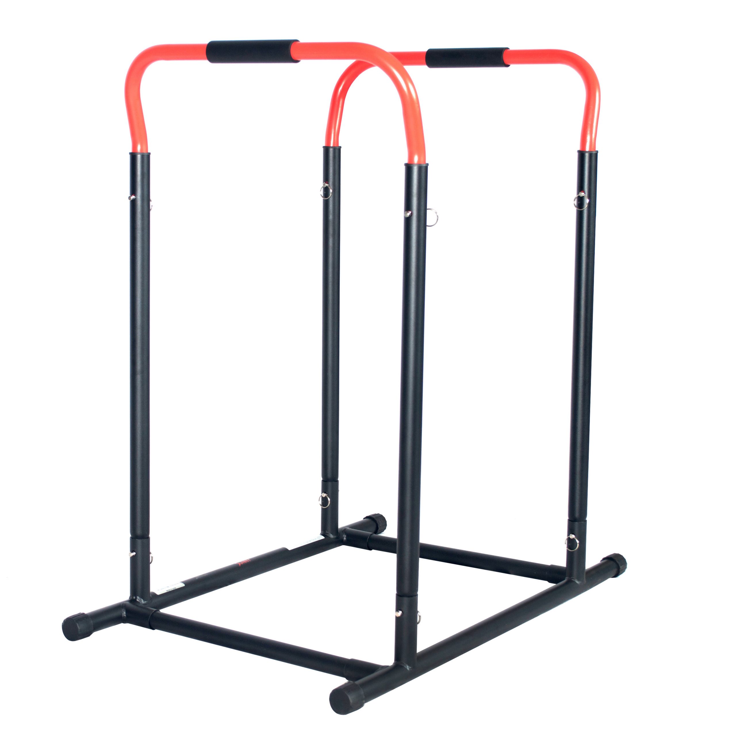 Sunny Health & Fitness High Weight Capacity Adjustable Dip Stand Station – SF-XF9937